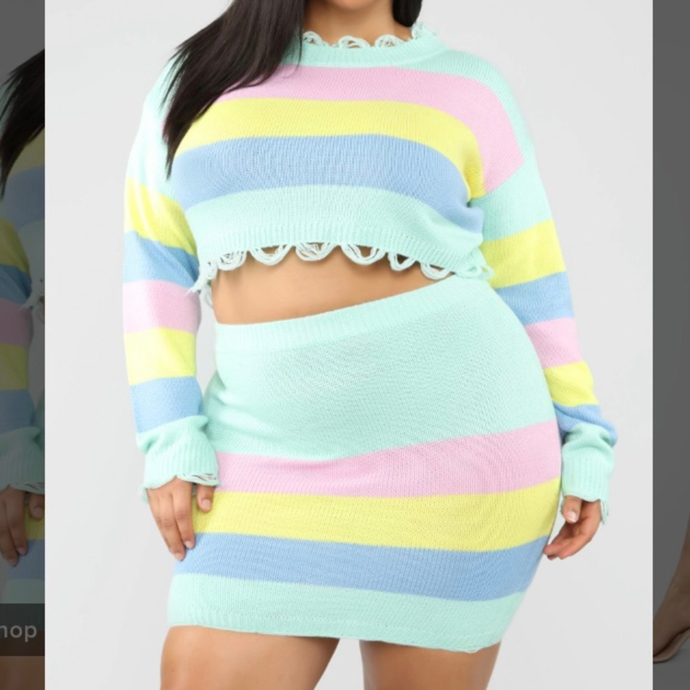 Fashion Nova Two piece sweater set